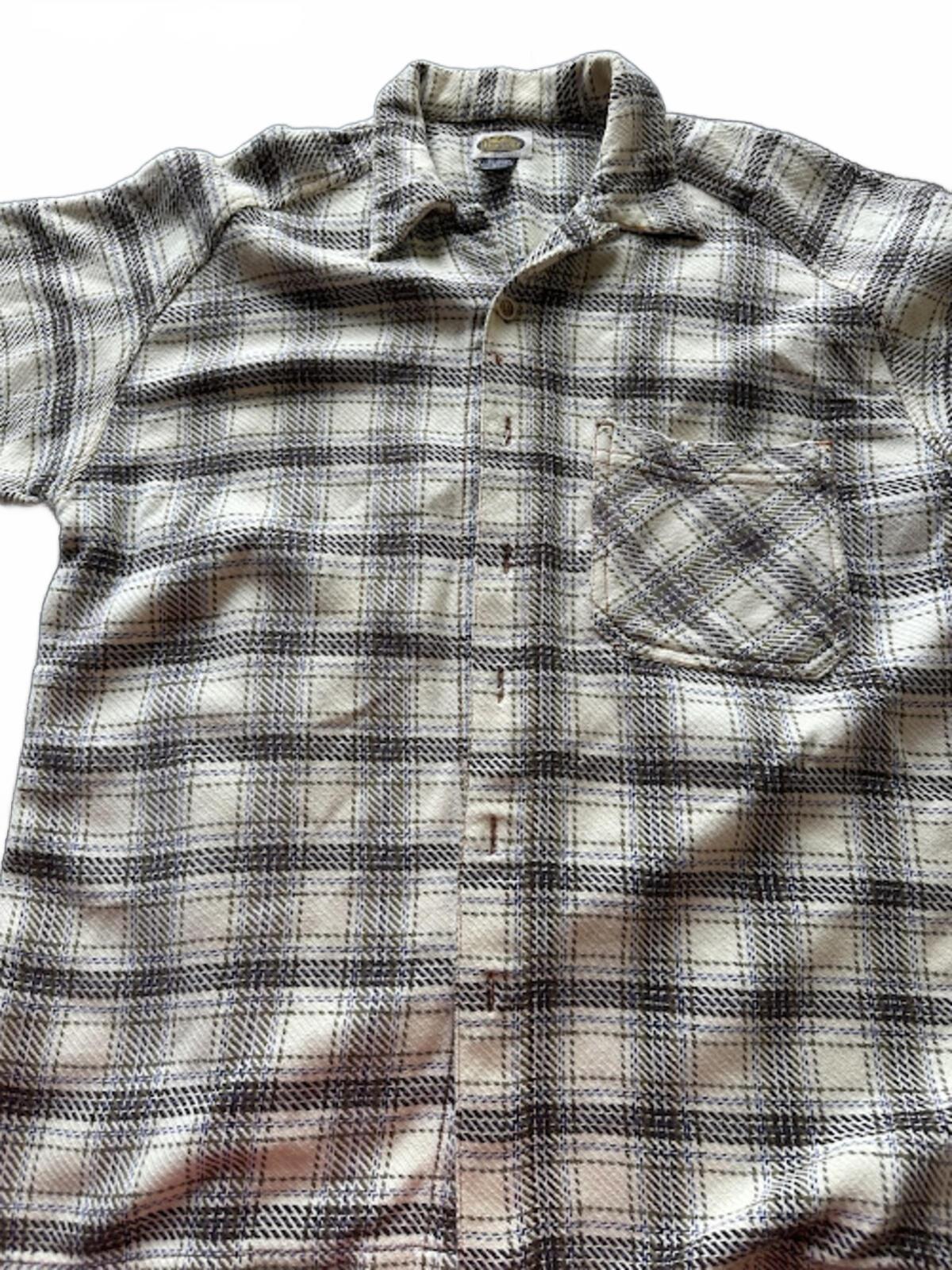 Quiksilver Plaid Button Shirt M Cotton