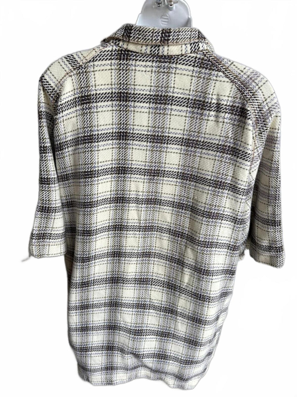 Quiksilver Plaid Button Shirt M Cotton
