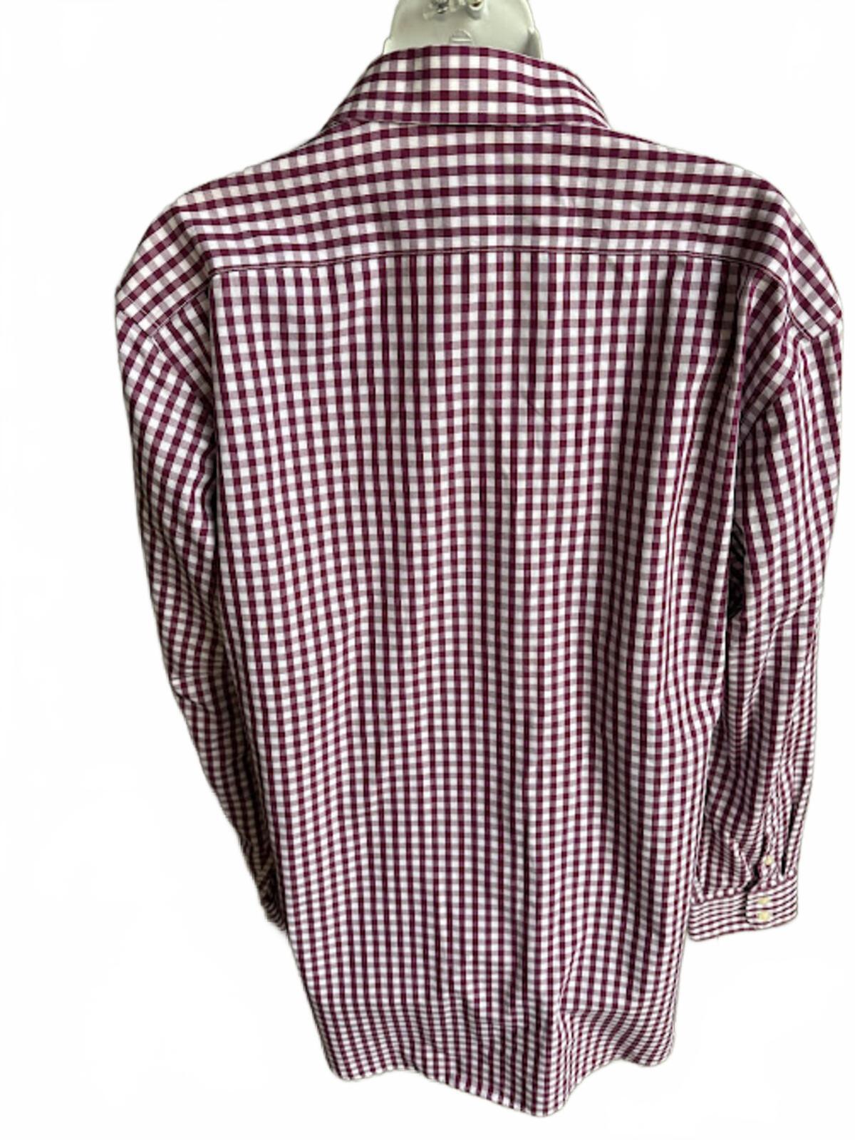 Banana Republic Gingham Shirt L NWT Slim