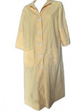 Vintage Yellow House Dress Petite USA