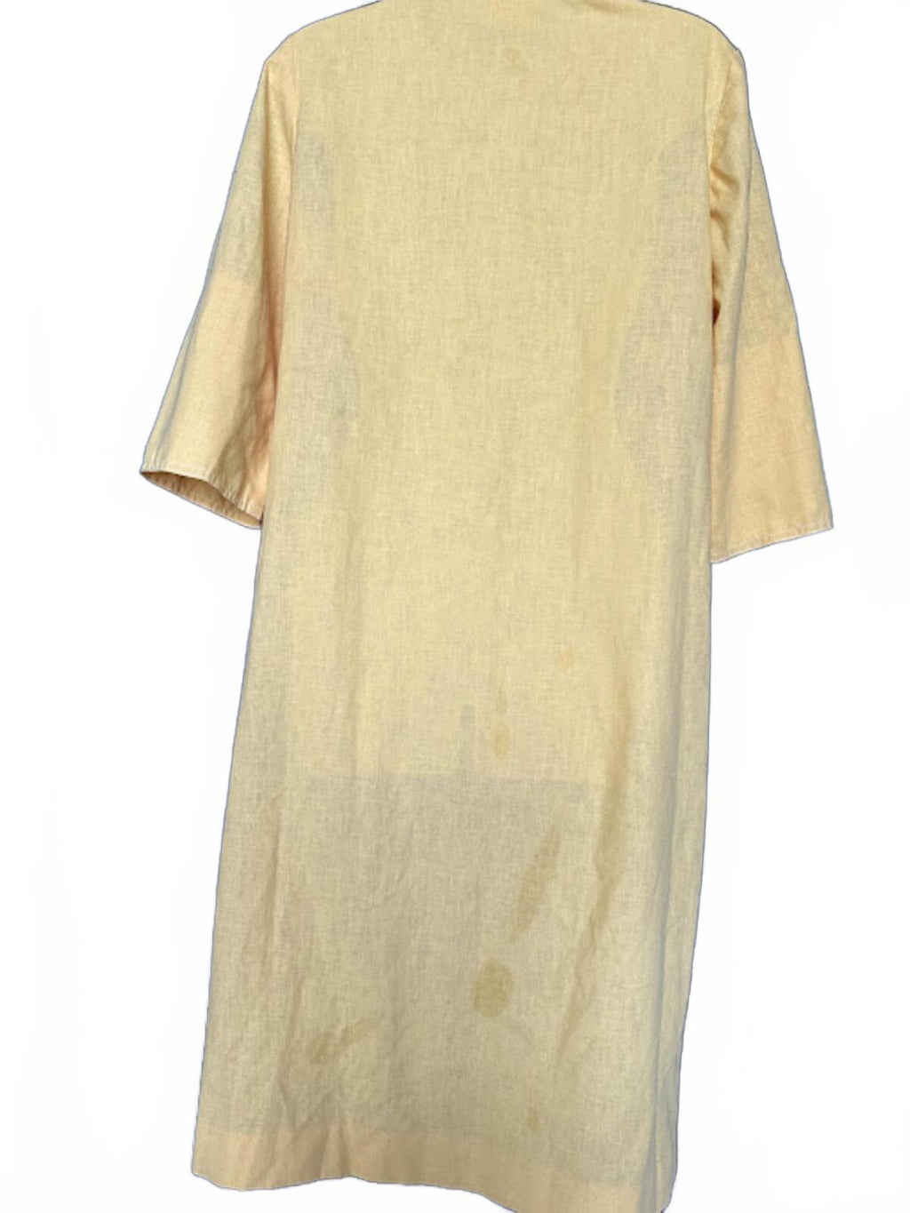 Vintage Yellow House Dress Petite USA