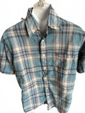 Pendleton Seaside Plaid Shirt Short Sleeve M