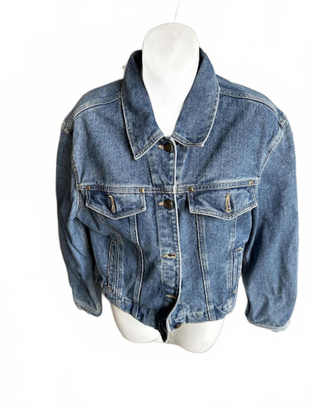 Liz Claiborne Denim Jacket Cropped S
