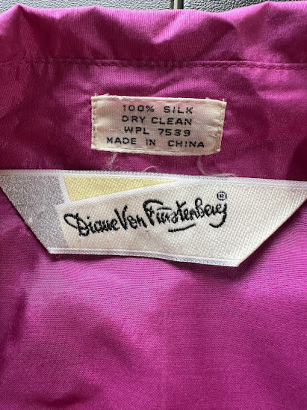 Diane von Furstenberg Silk Blouse Pink M