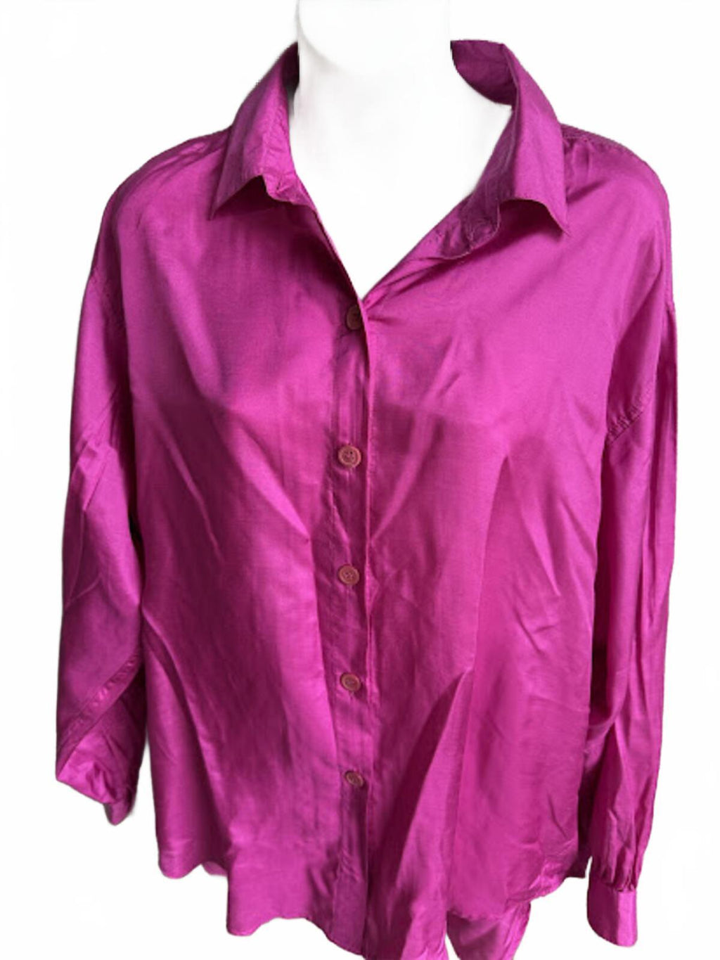 Diane von Furstenberg Silk Blouse Pink M