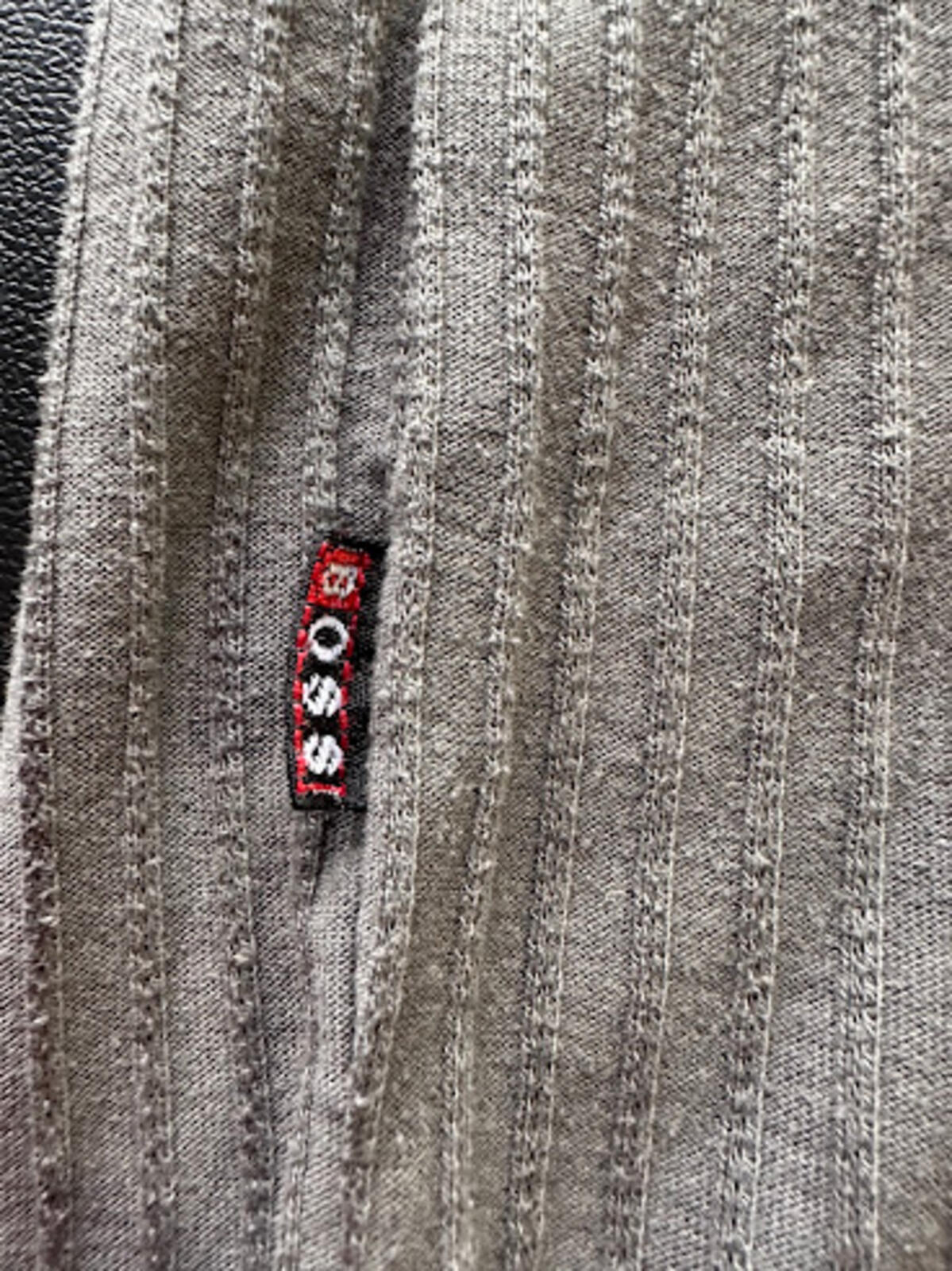Hugo Boss Ribbed Tee XL Olive Gray