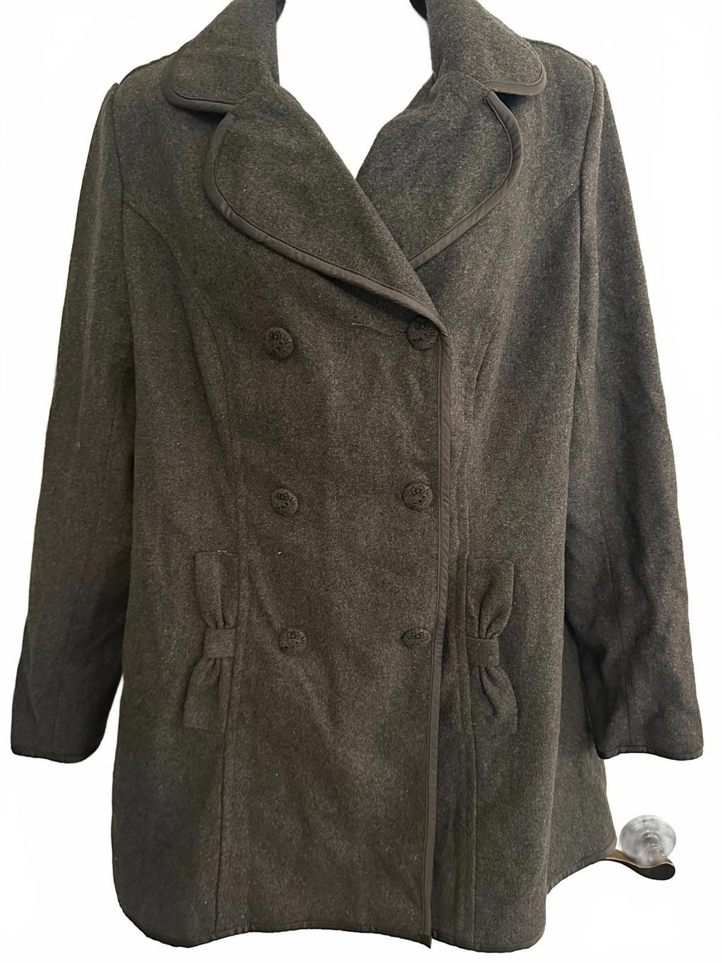 Hello Kitty Torrid Wool Coat Polka Dot Lining