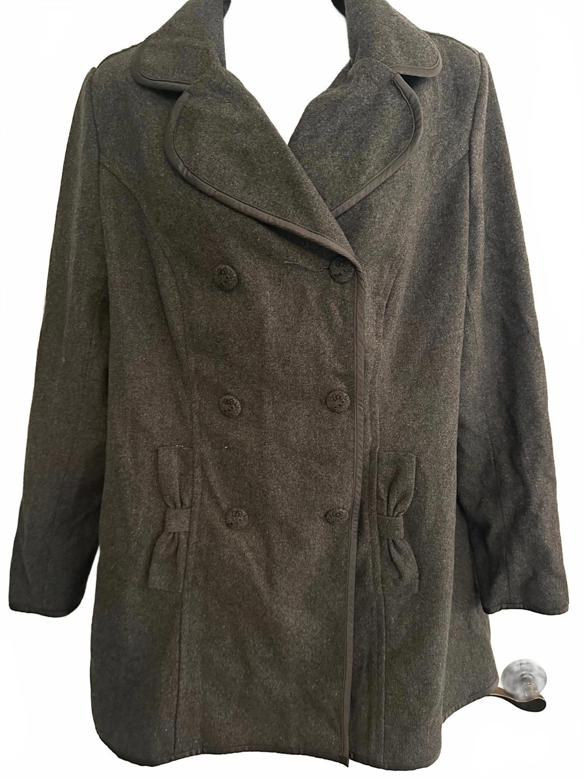 Hello Kitty Torrid Wool Coat Polka Dot Lining