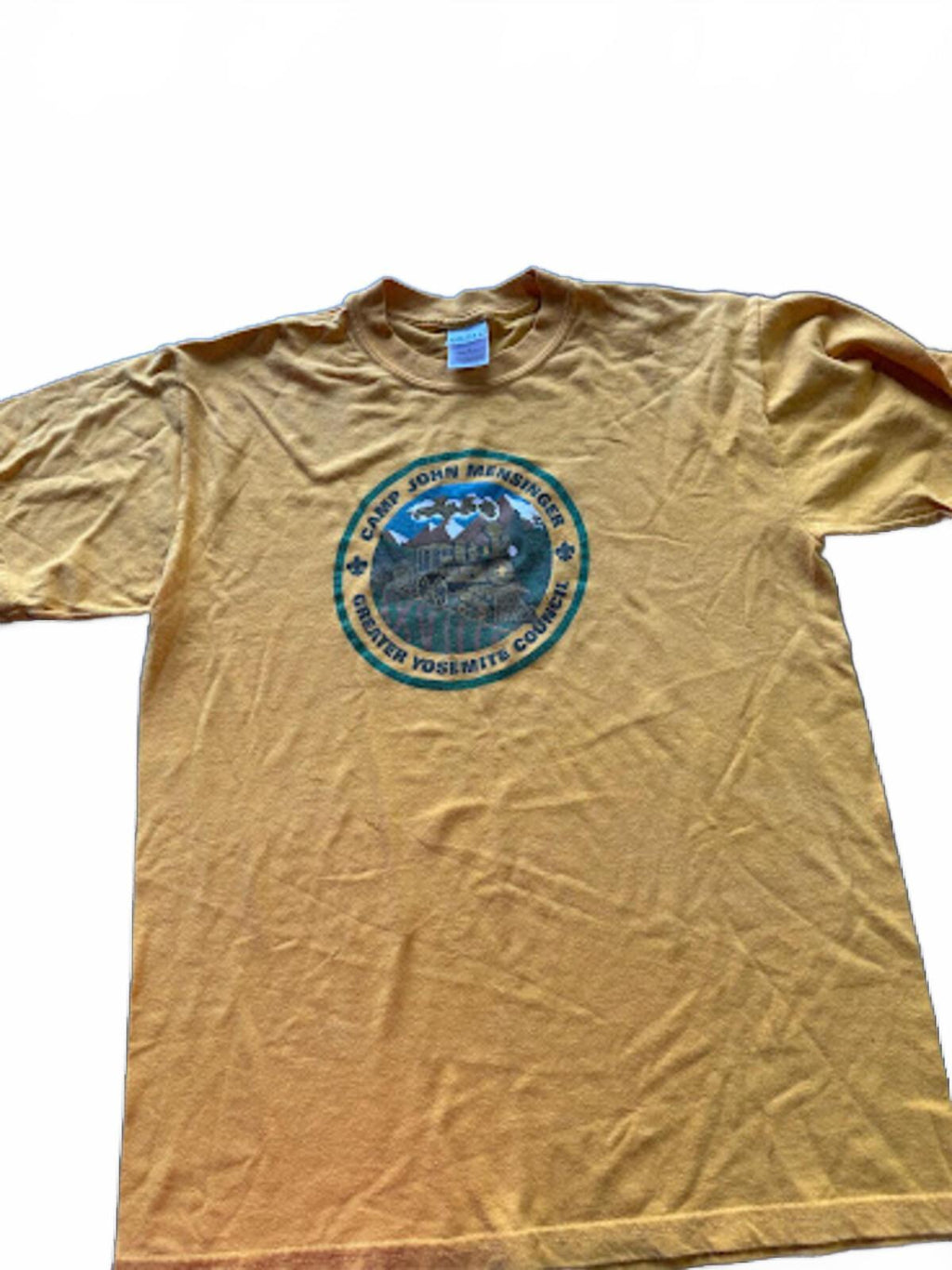 Yosemite Camp John Mensinger Tee M Yellow