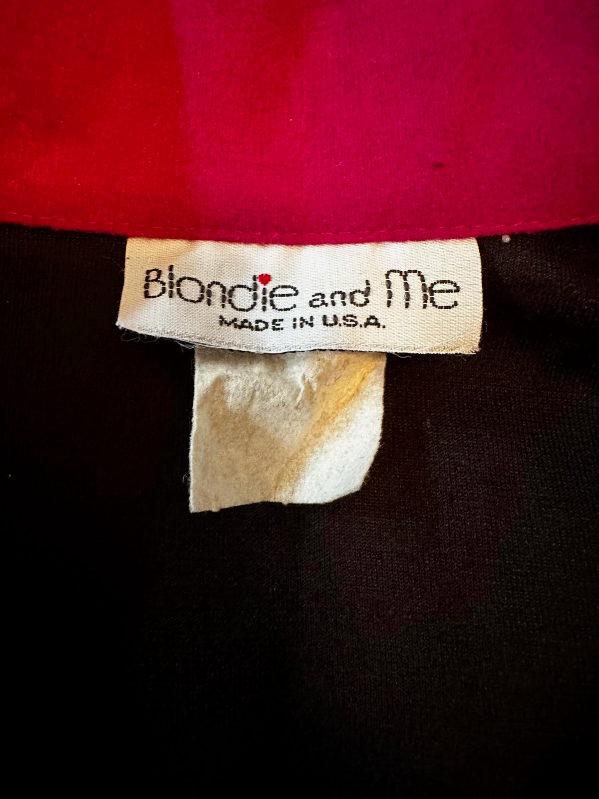 Vintage Blondie & Me Colorblock Cropped Jacket USA
