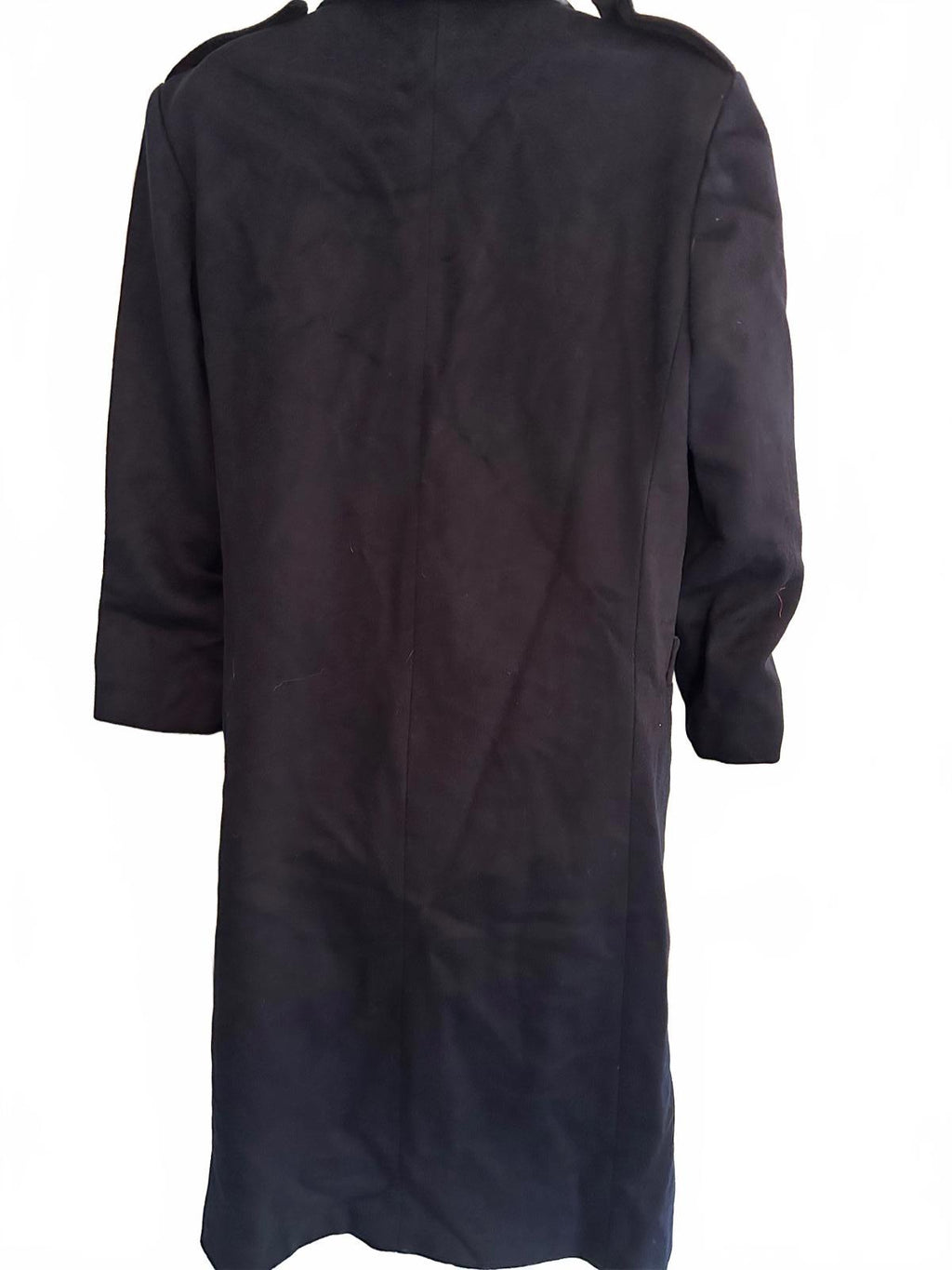 Vintage USA Made Navy Wool Double-Breasted Coat  XL