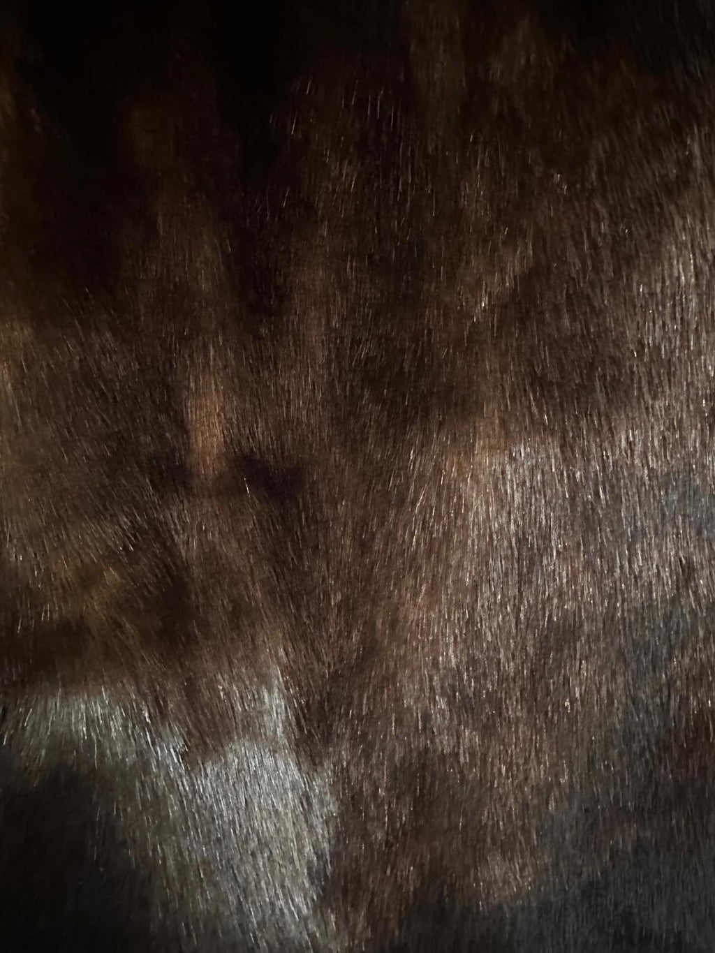 Vintage Terry Lewis Faux Fur Coat Large