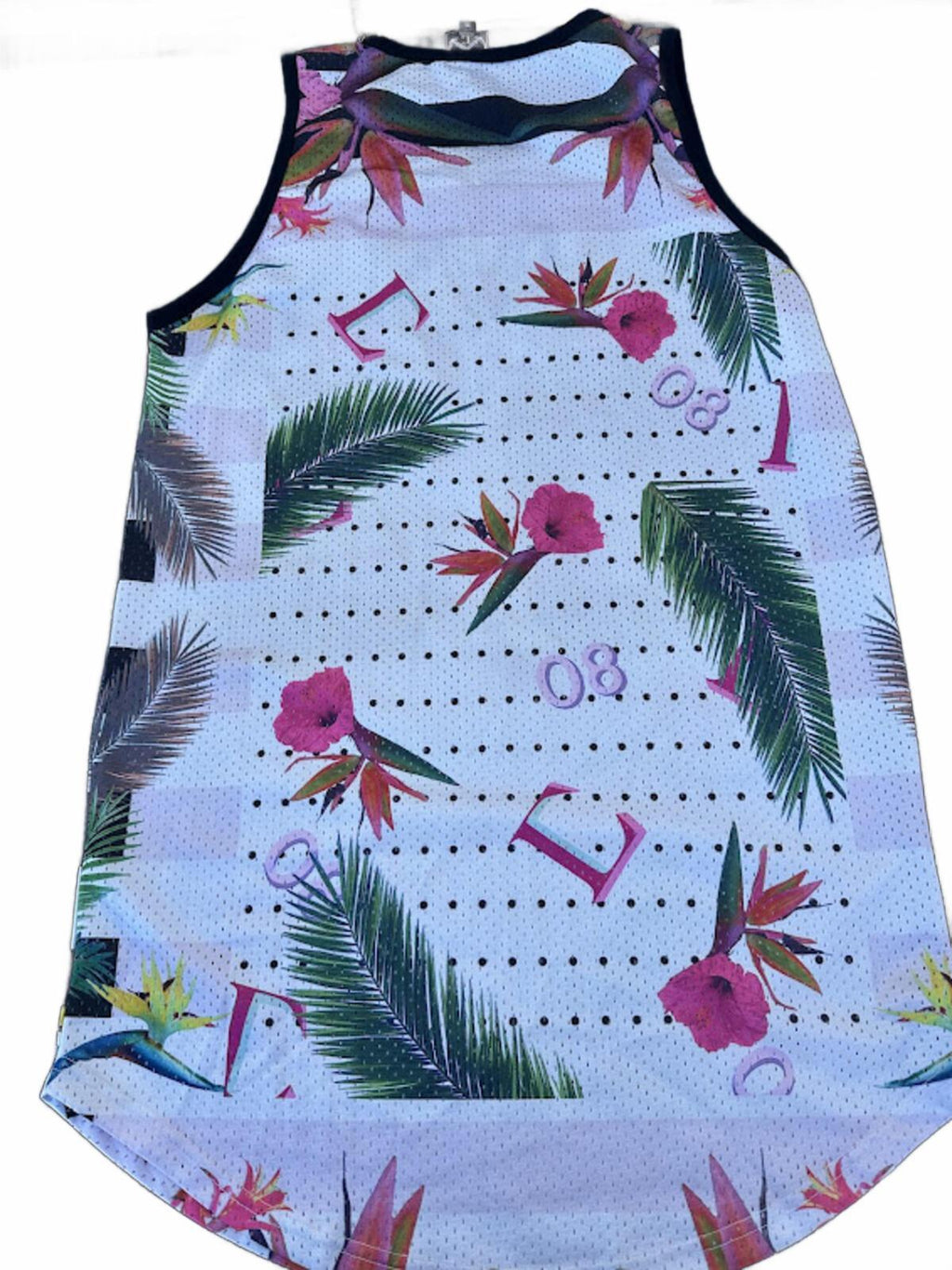 Civil Regime Floral Mesh Tank Dress