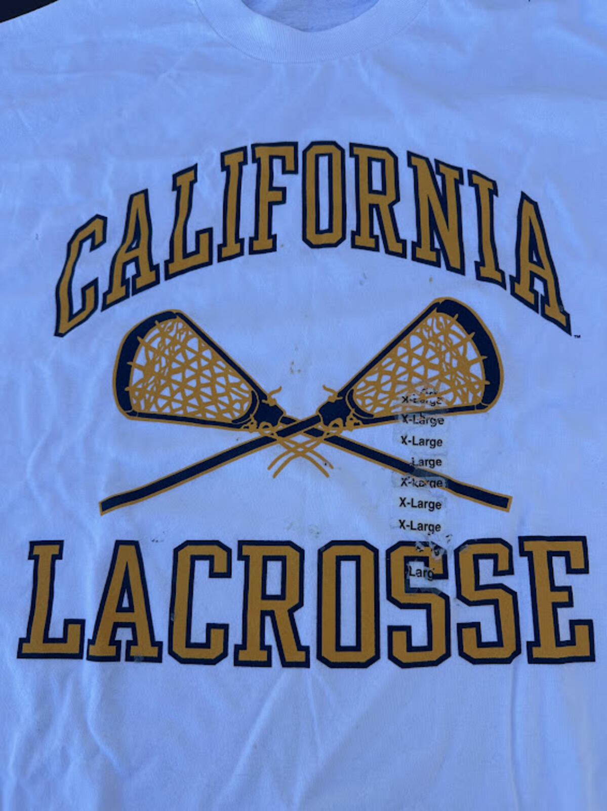 California Lacrosse NWT Graphic Tee XL