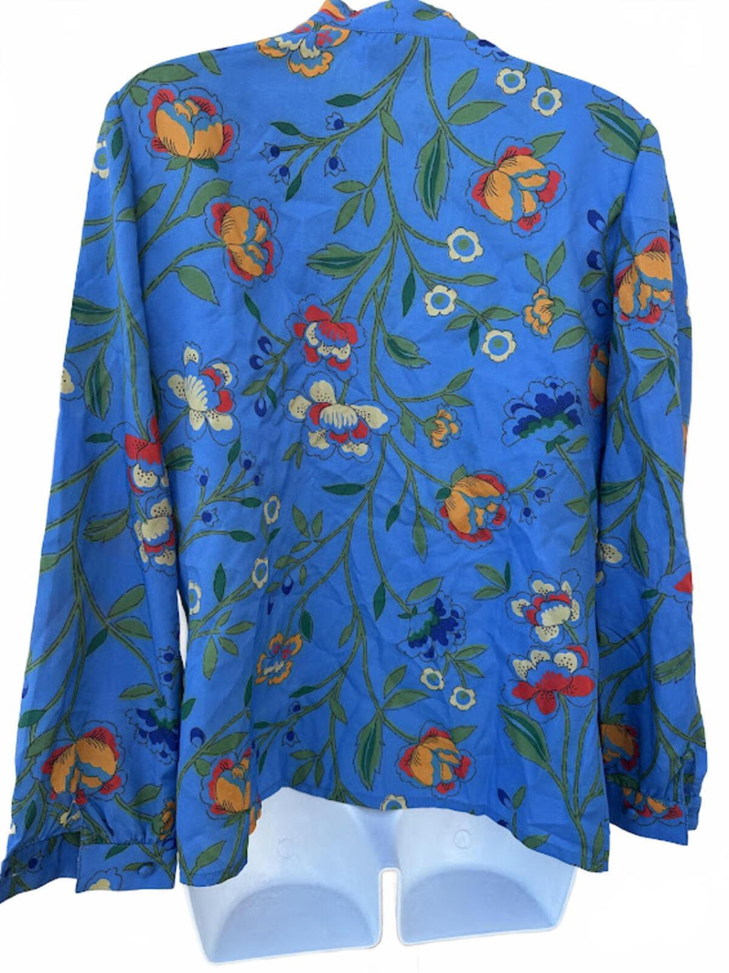 Herman Geist Floral Blue Blouse