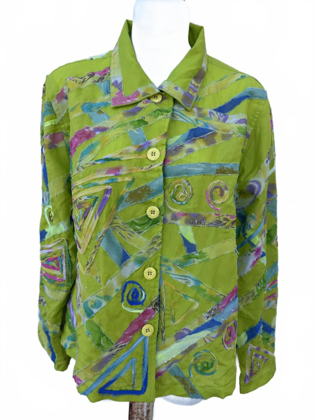 New Directions Geometric Art Blouse