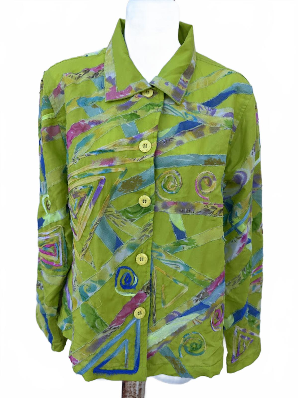 New Directions Geometric Art Blouse