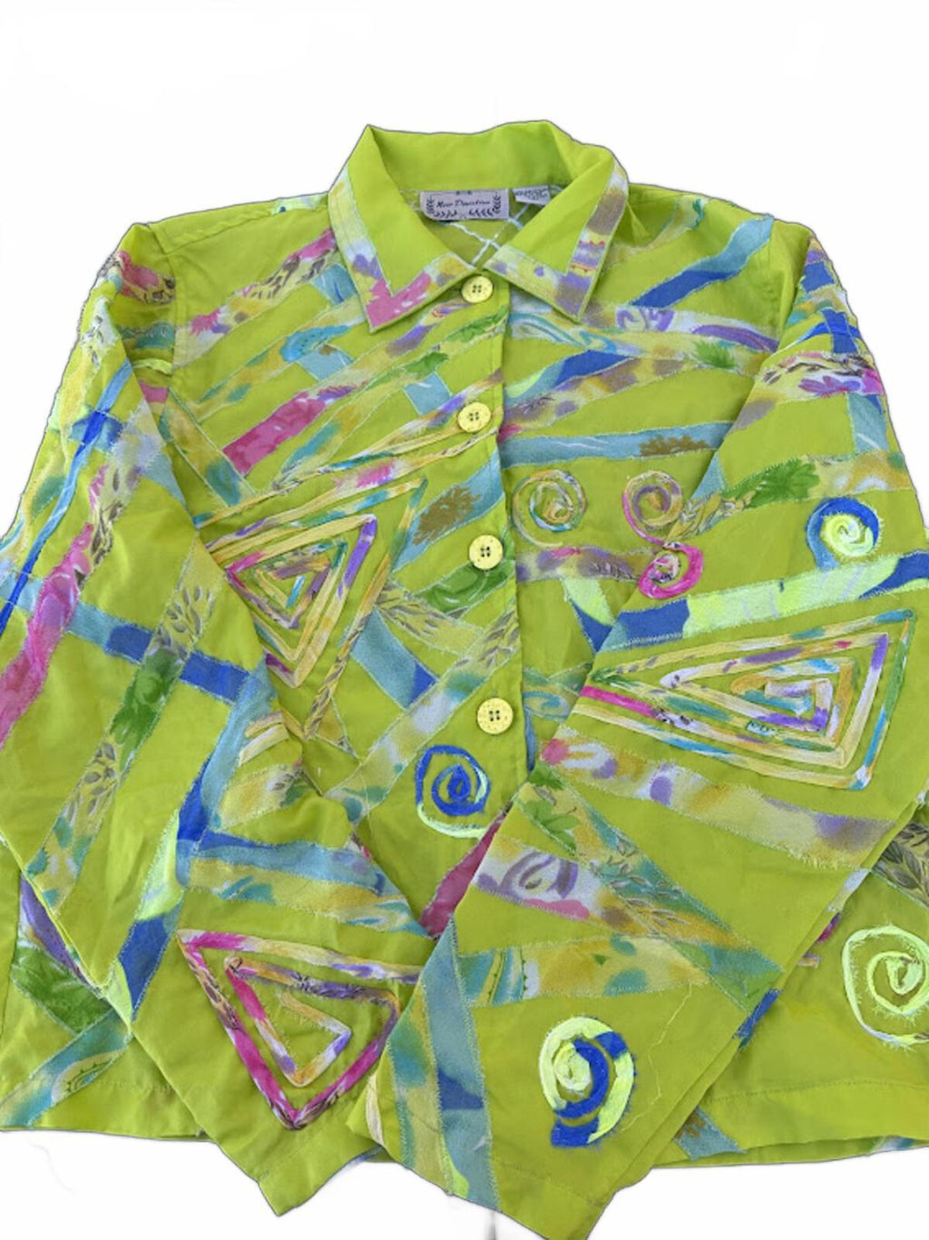 New Directions Geometric Art Blouse