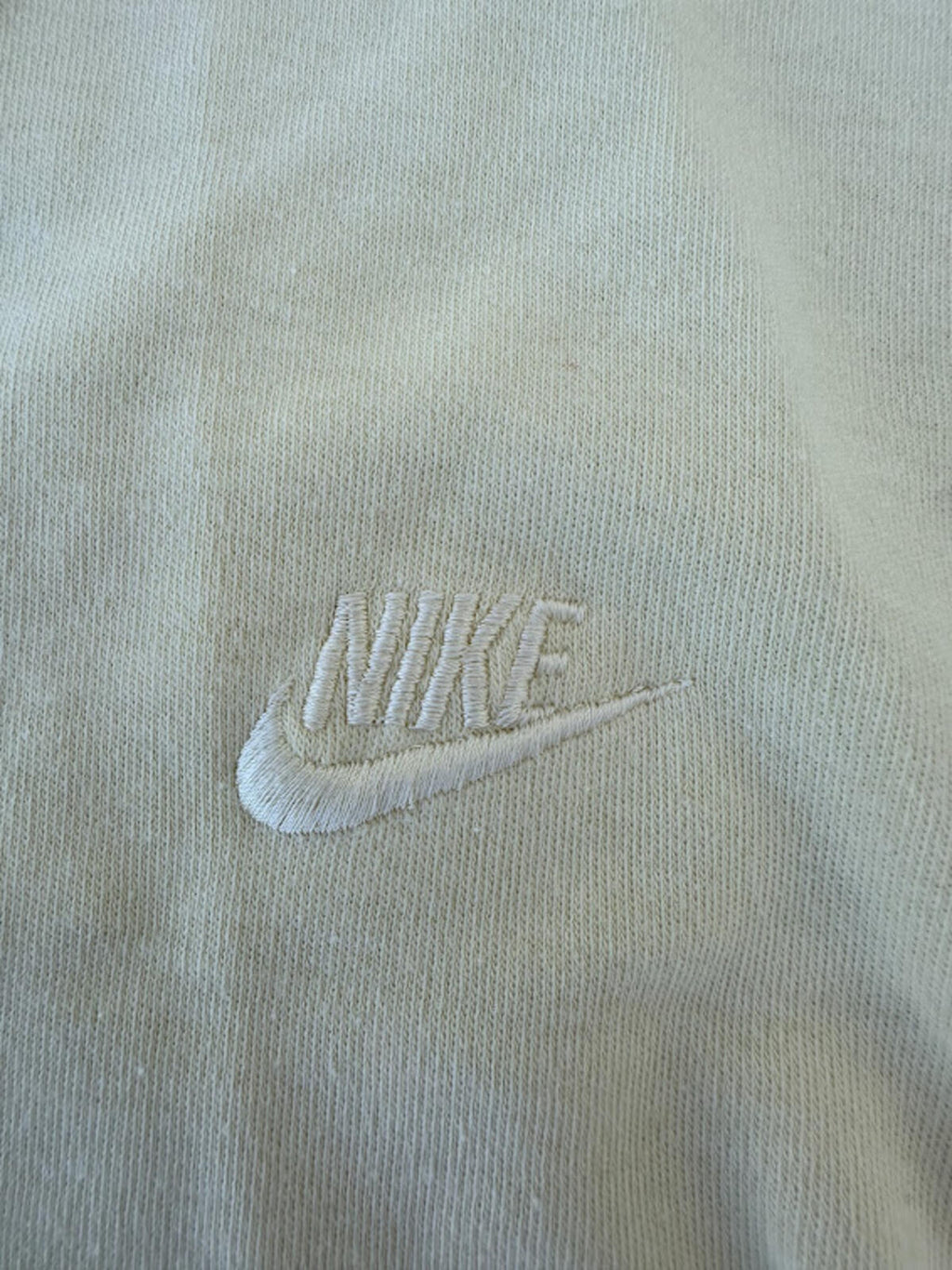 Vintage Nike Pale Yellow Polo Large