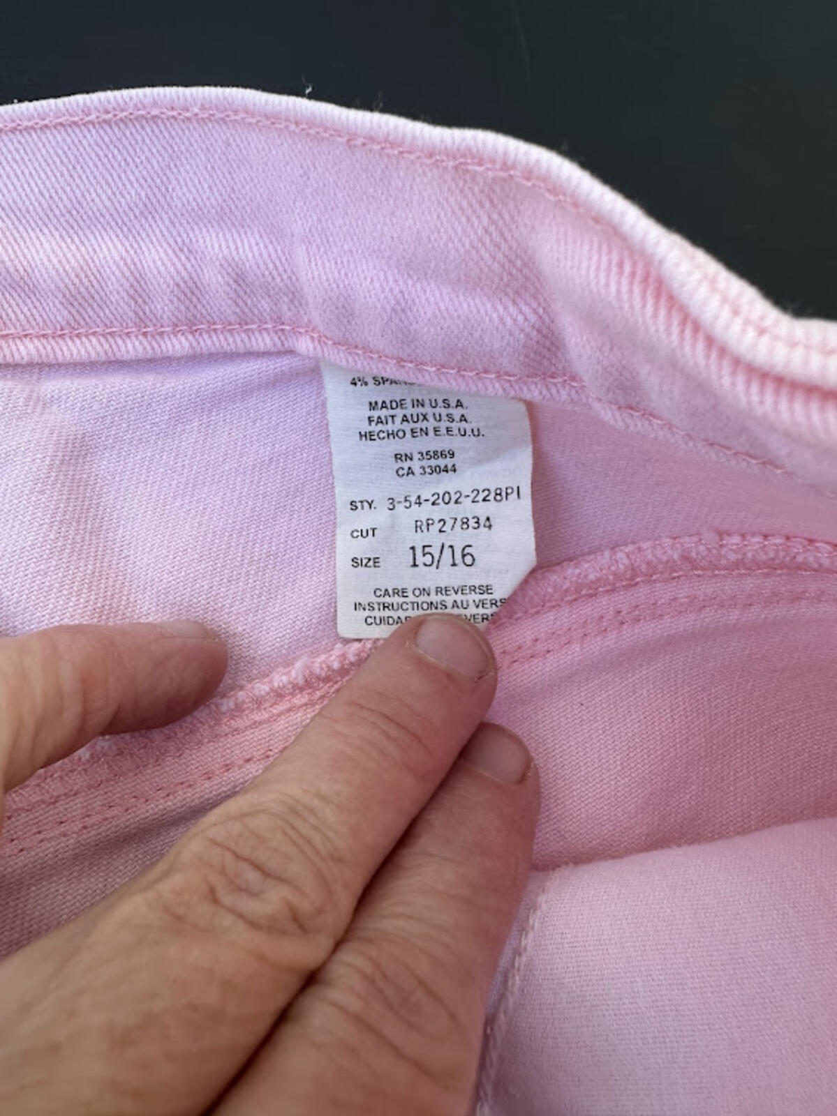 Vintage Roper Pink USA Jeans 15/16