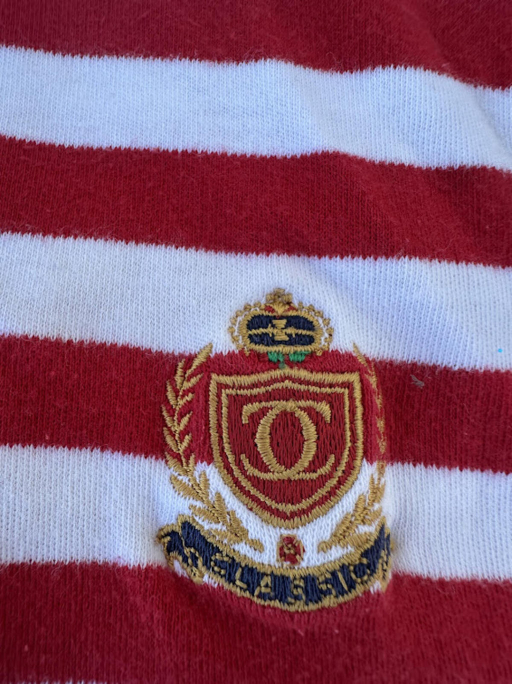 Charter Club Striped Polo Shirt XL