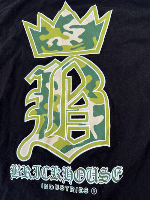 Brickhouse Camo Logo Graphic Tee