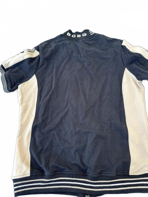 BCBG Max Azria Zip Mock Neck Top