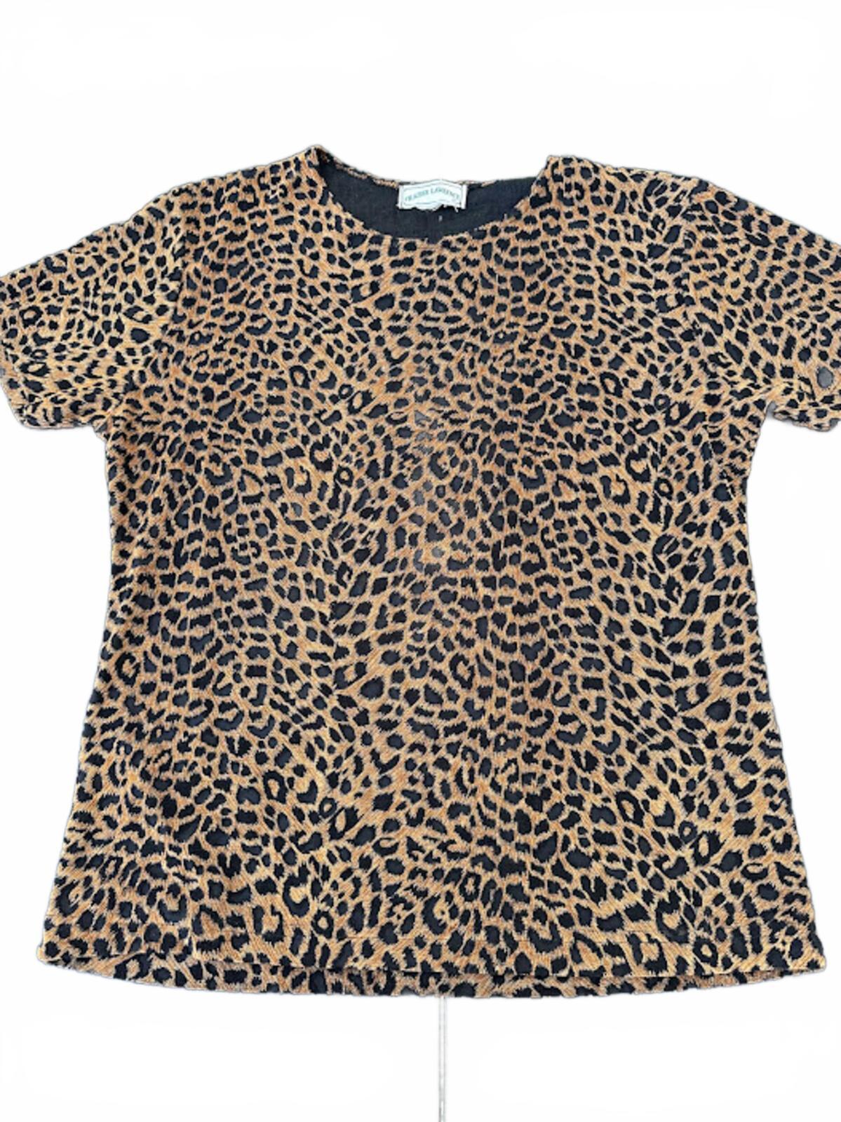 Frazer Lawrence Leopard Print Top