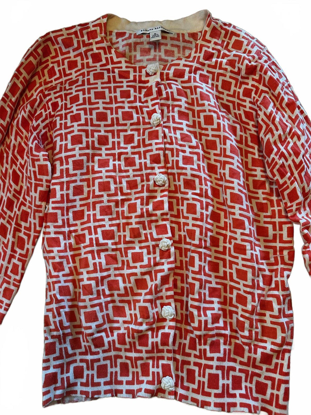 Banana Republic Geometric Print Cardigan M