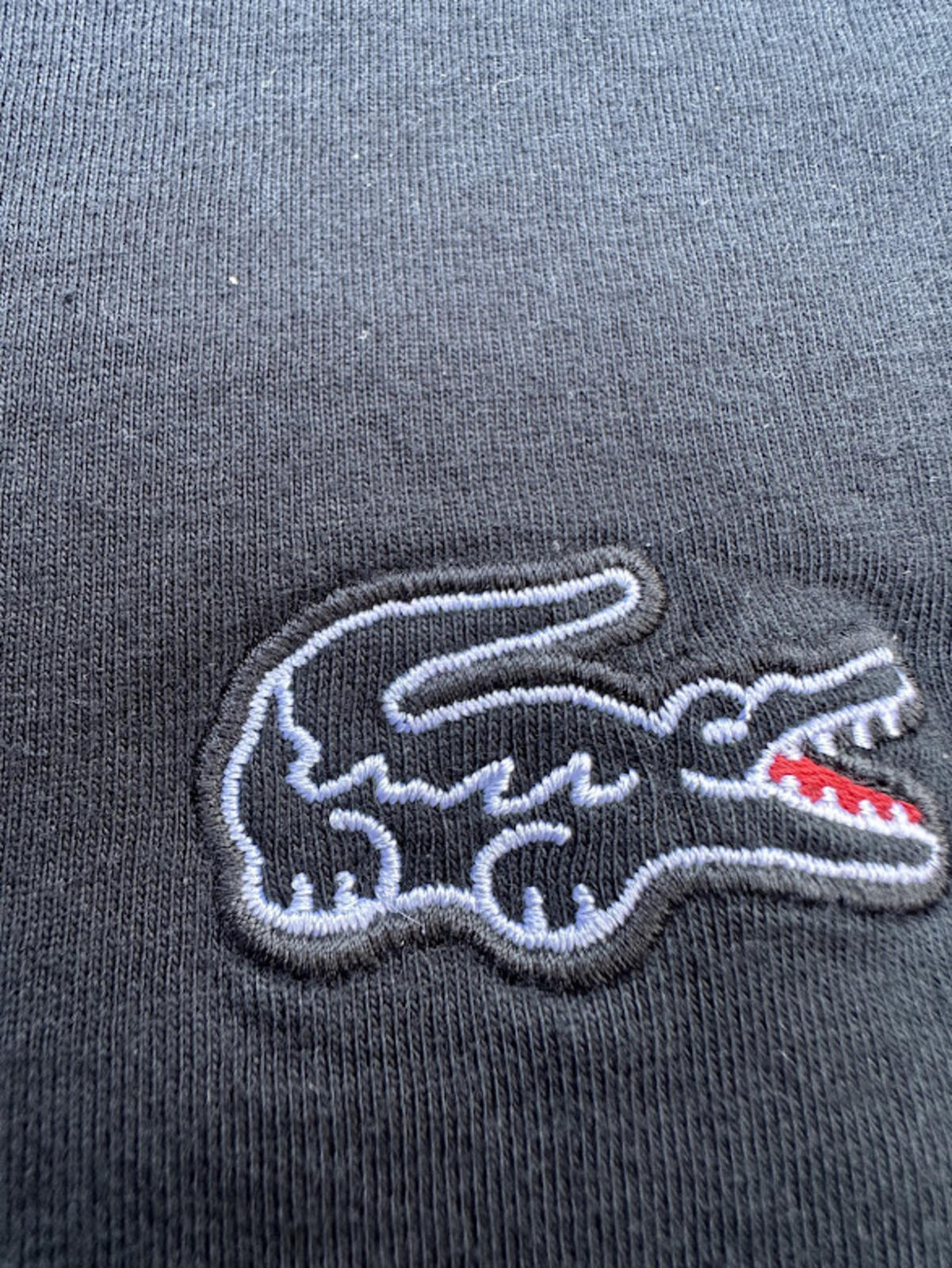 Lacoste Black V-Neck Tee Shirt