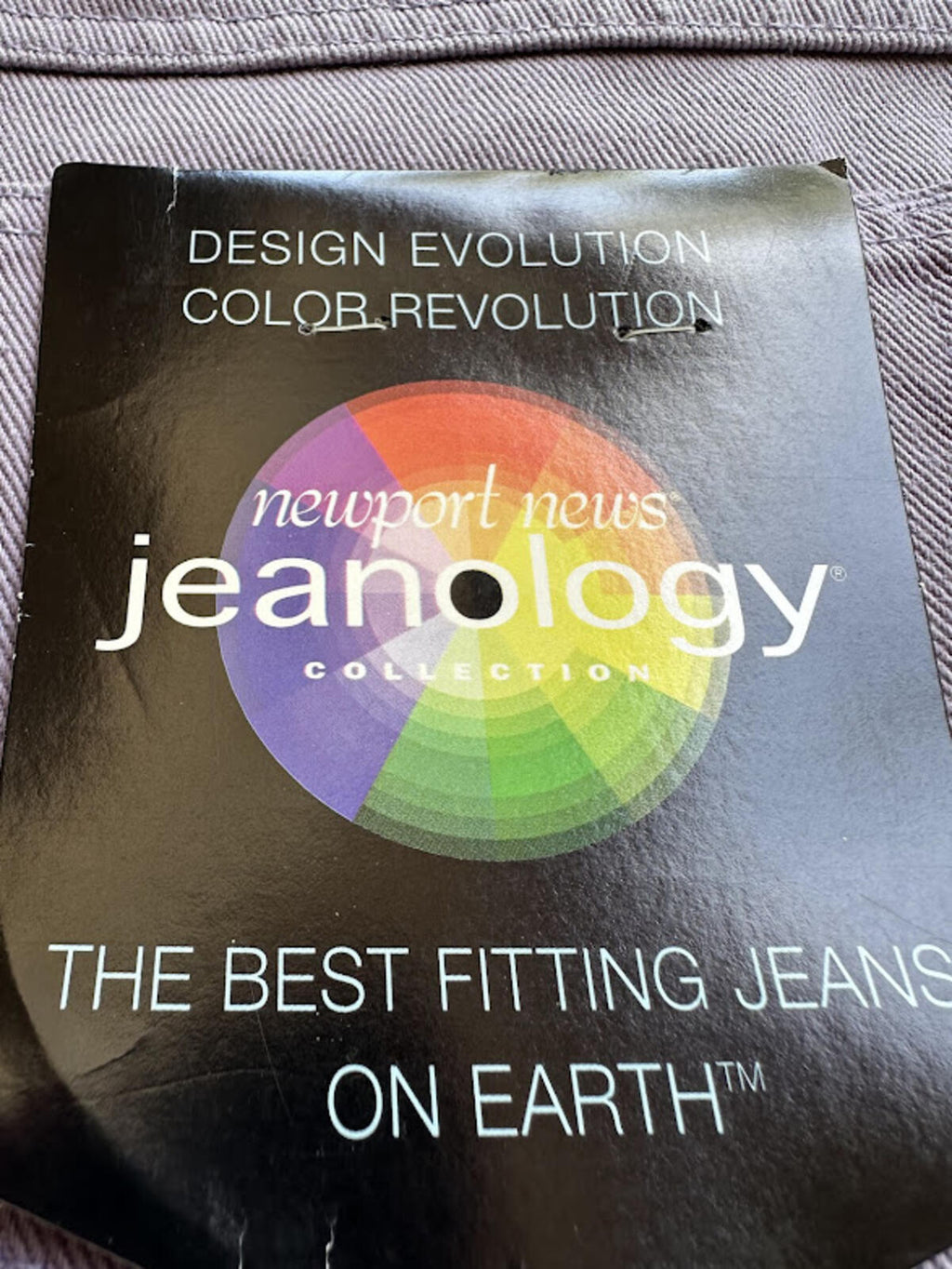 Newport News Jeanology Lavender Jeans