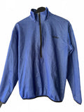 L.L.Bean Blue Half Zip Pullover Jacket  Made in USA