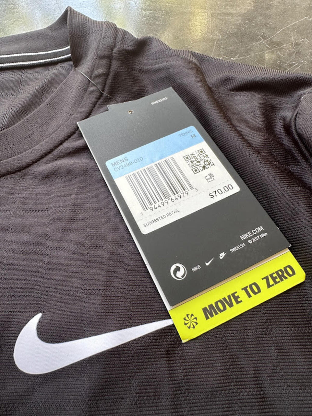 Nike Dri-FIT Breathe Tennis Henley NWT