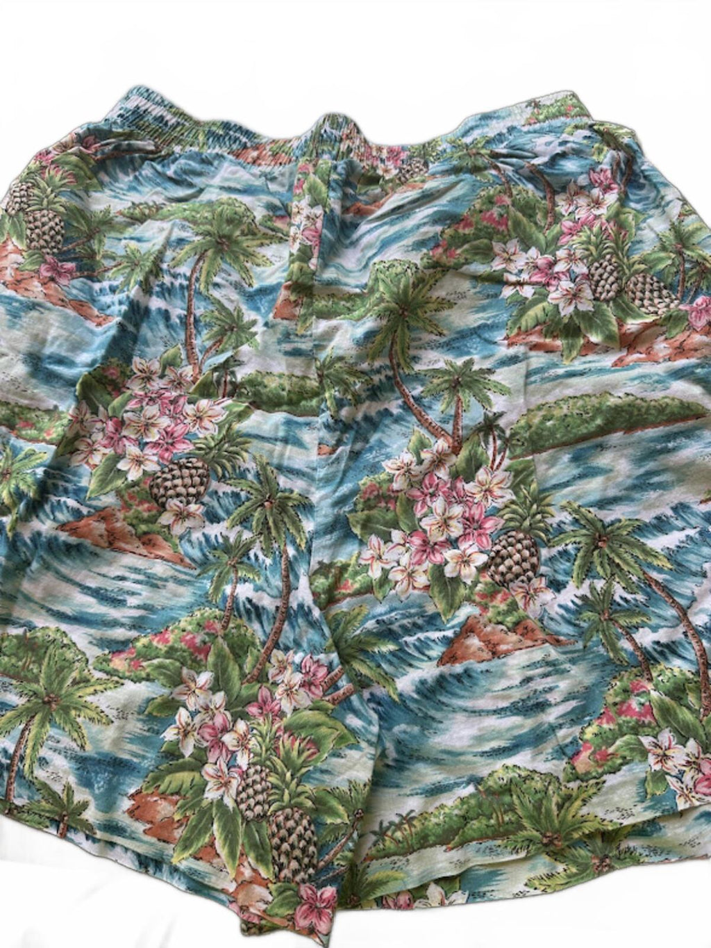 Hilo Hattie Hawaiian Cotton Shorts L