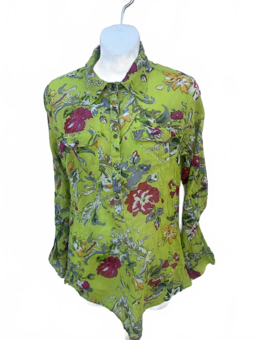 Magazine India Floral Cotton Blouse