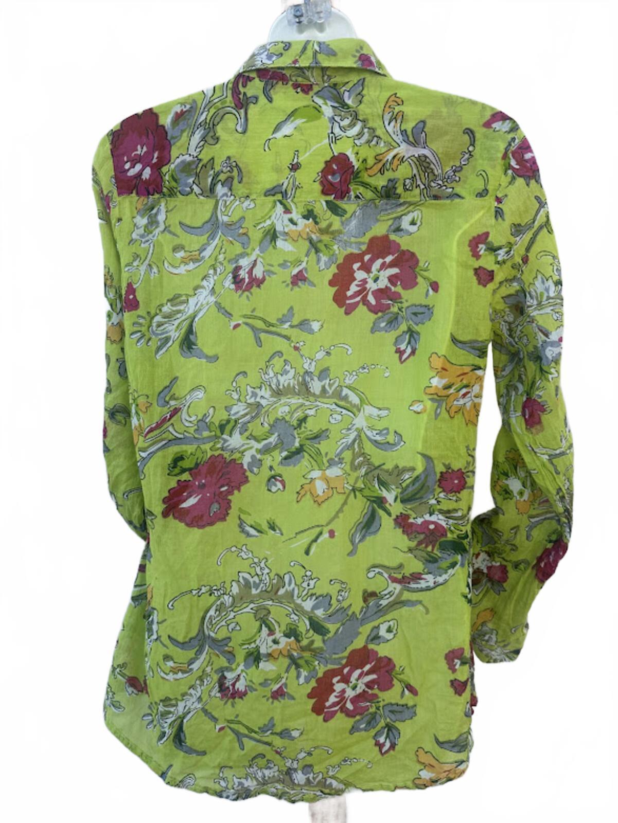 Magazine India Floral Cotton Blouse