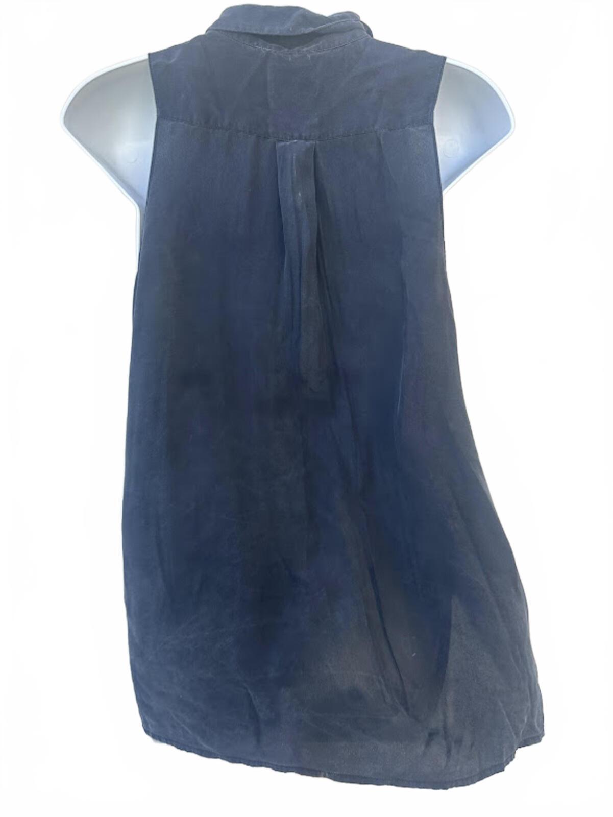 Juicy Couture Silk Sleeveless Button Top Size 10