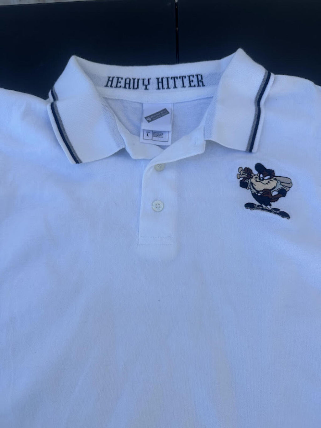 Taz Heavy Hitter Polo Shirt Large NWOT