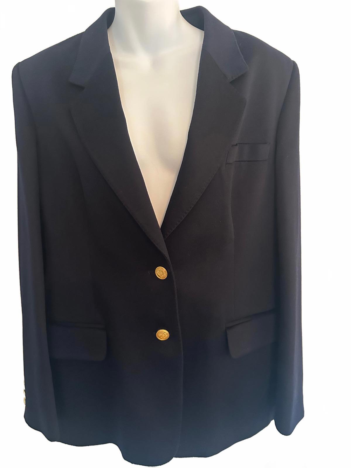 100% Cashmere Navy Blazer made in England