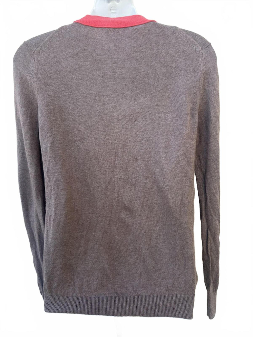Moda Silk Cashmere Contrast Cardigan Sweater Size S