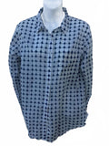 Madewell 1937 Blue White Cotton Button Shirt Size Med
