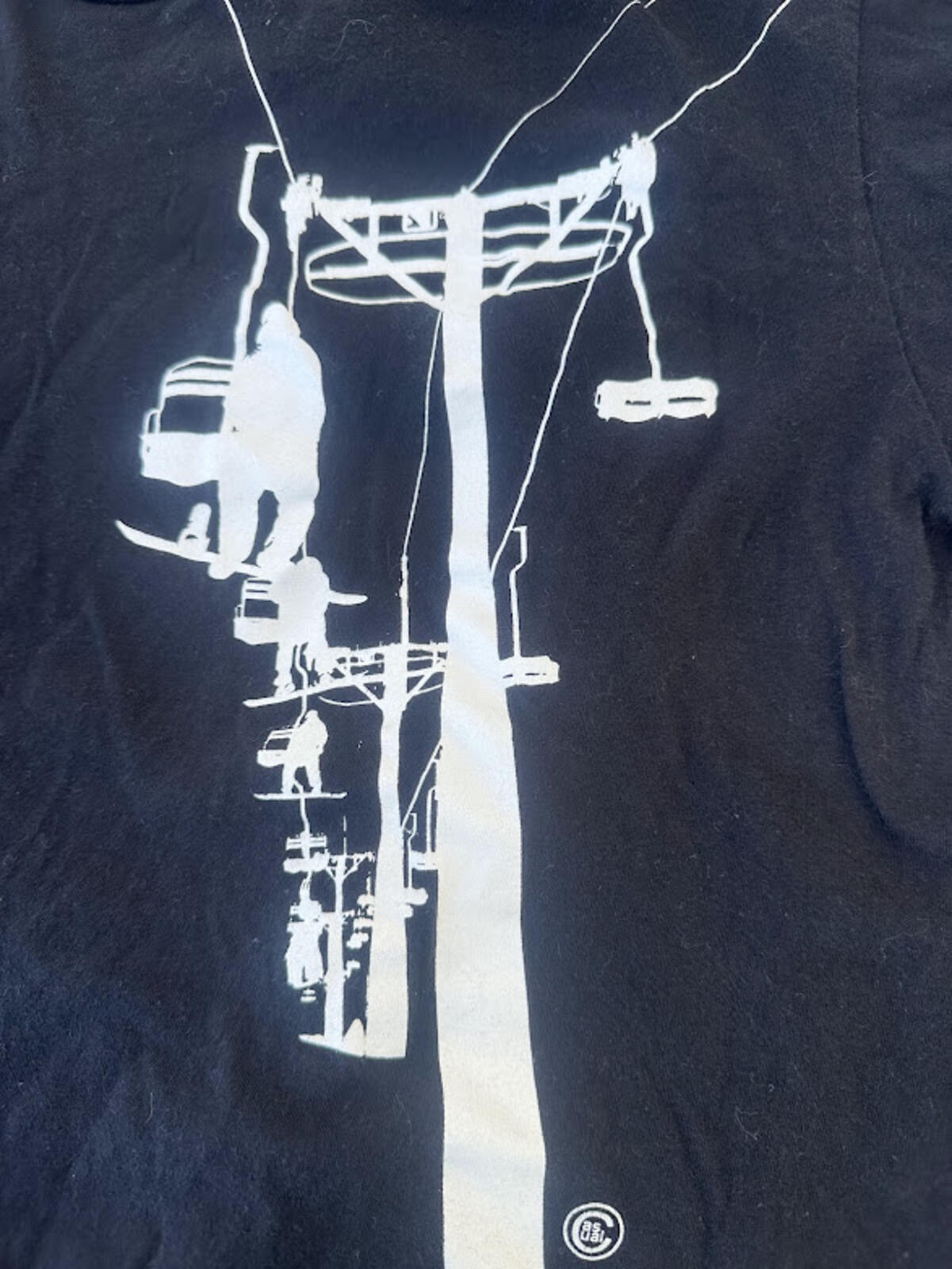 Casual Industries Ski Lift Graphic Tee  XL