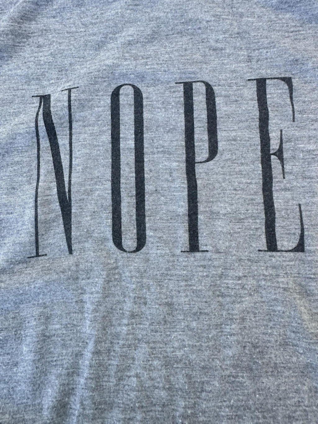 Modern Lux NOPE Gray Graphic Tee