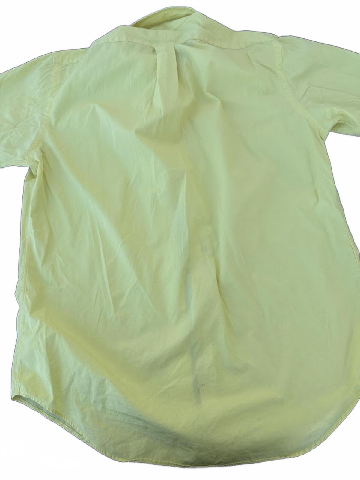 Ralph Lauren Yellow Classic Fit Shirt Medium