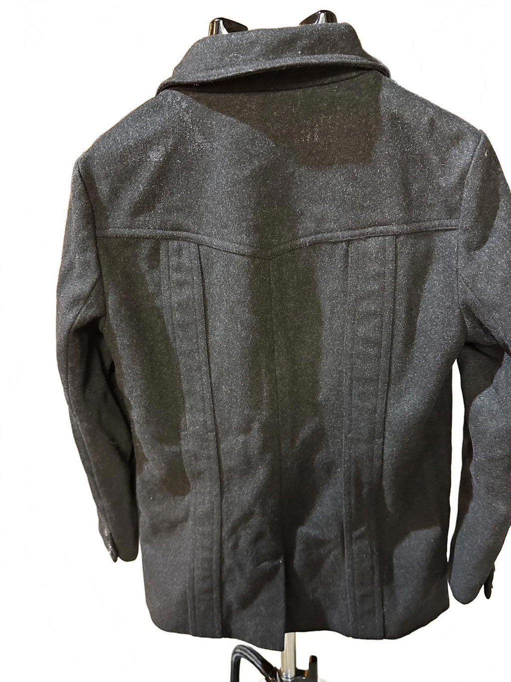 J.Crew Wool Hip-Length Car Coat Women’s M Black