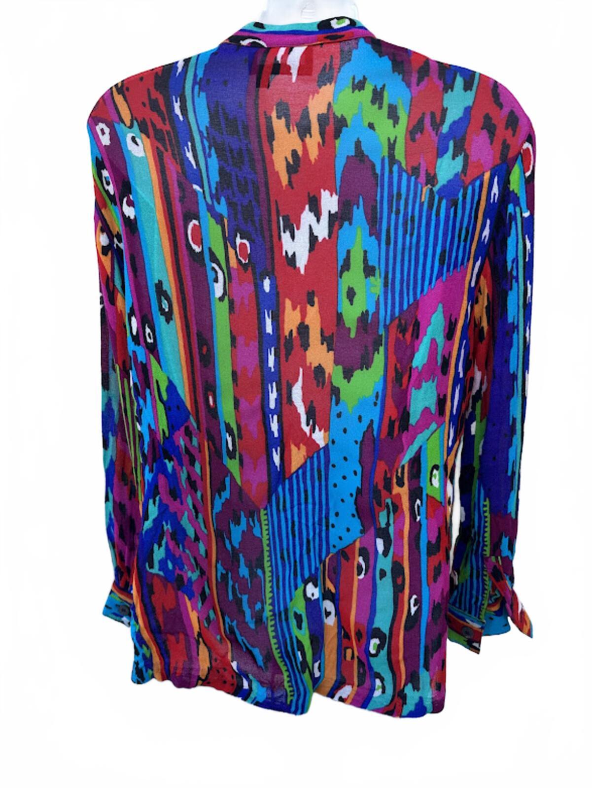 Carole Little Petities Abstract Art Blouse