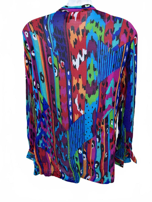 Carole Little Petities Abstract Art Blouse