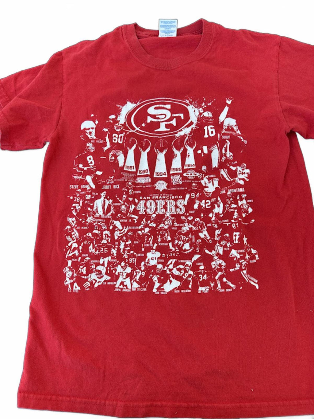 San Francisco 49ers Dynasty Graphic Tee  Small