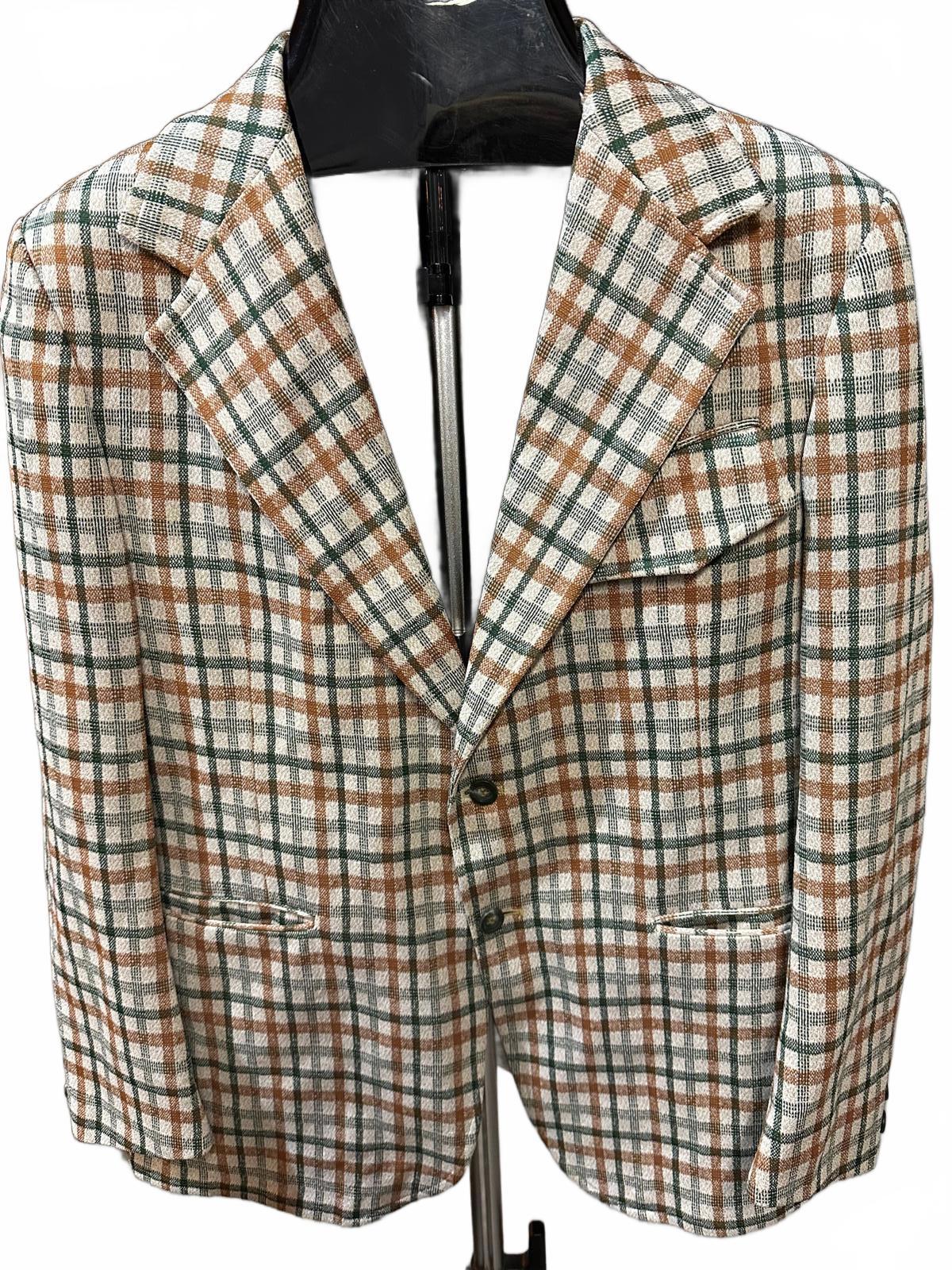 Vintage Panhandle Slim plaid western sport coat