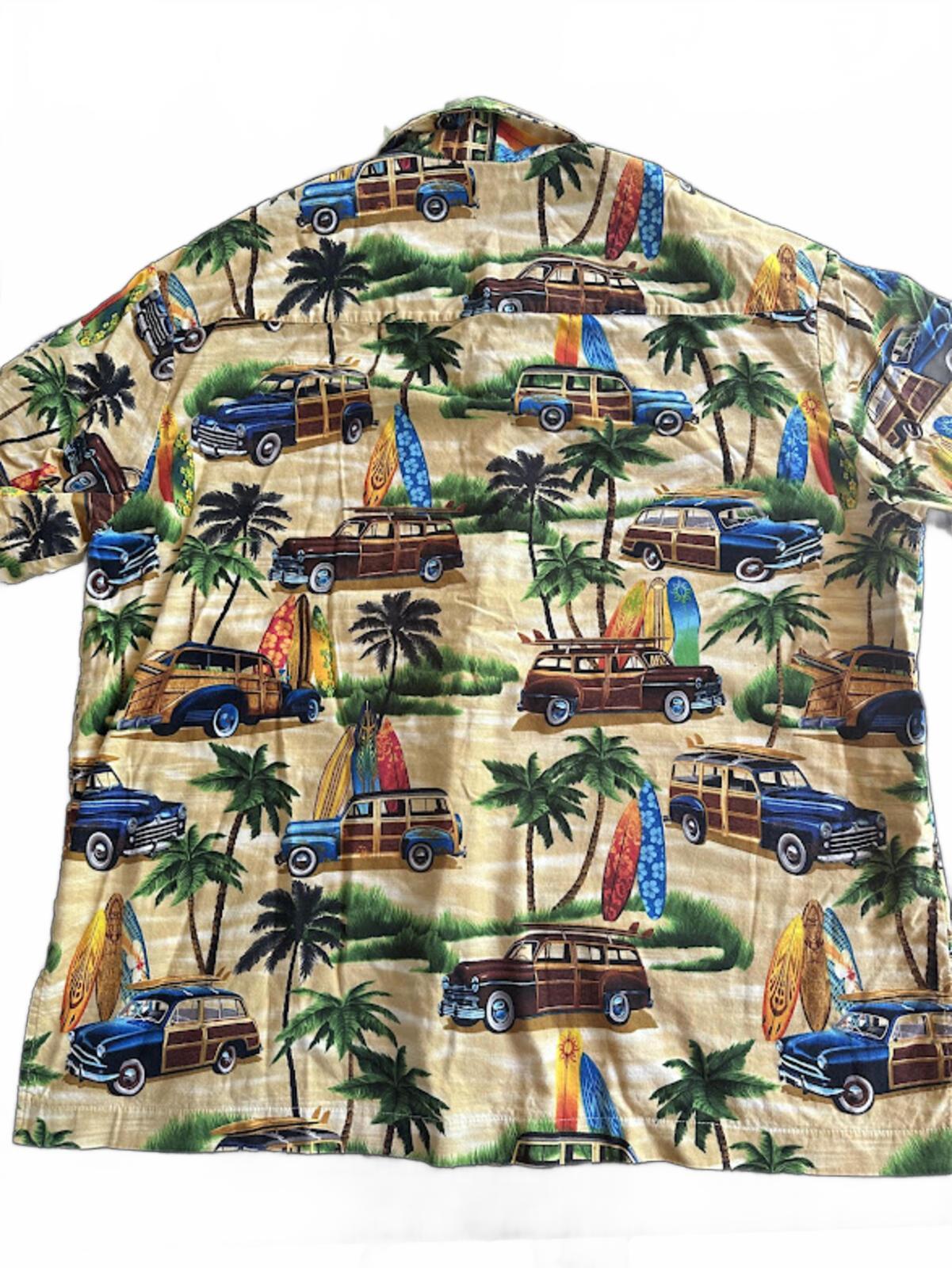Bundle of 5 custom made 100% cotton XXL Hawaiian shirts